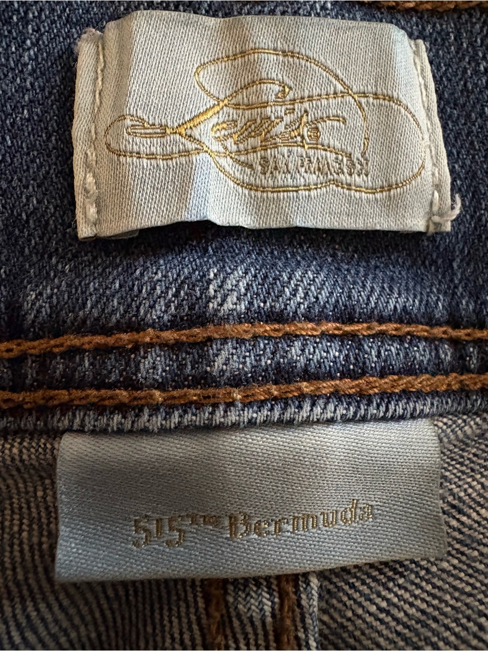 Levi's 515 Dark Wash Denim Bermuda Shorts - Picture 4 of 6